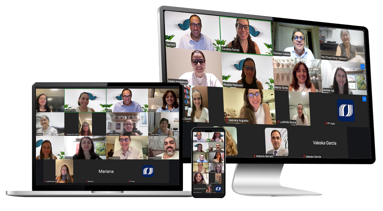 Mockup da Mentoria N&N — discussão clínica ao vivo